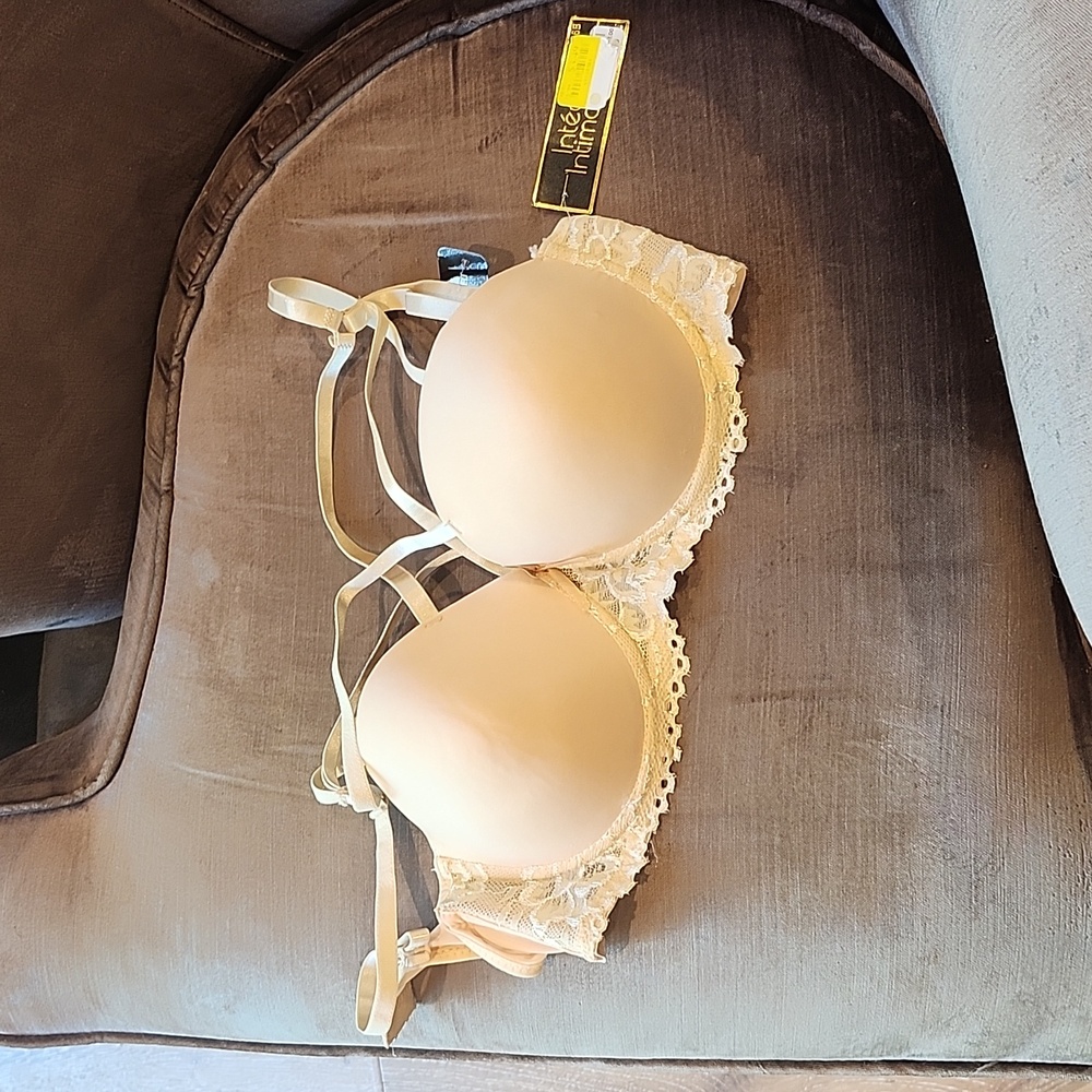 Beige Intéco Intimates push up bra 36B